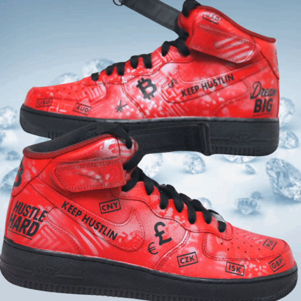 Custom Air Force 1 - Keep Hustlin' - Image 2
