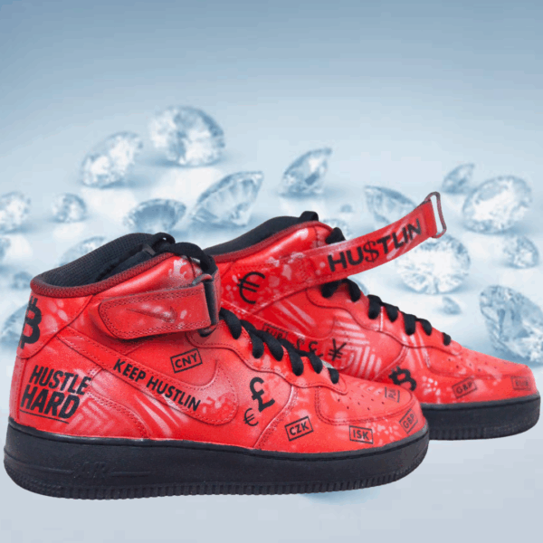 Custom Air Force 1 - Keep Hustlin' - Image 3